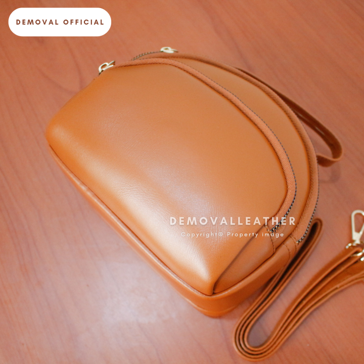 TAS KULIT WANITA FULL GRAIN LEATHER TAS SELEMPANG BAHU KULIT