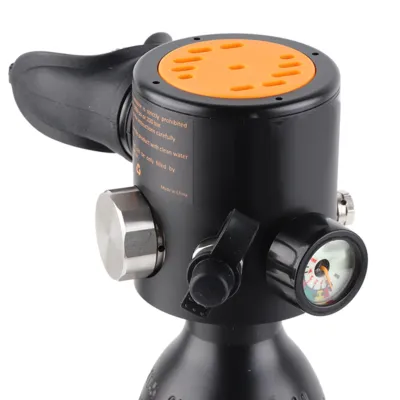 LIXADA S307 0.5L Scuba Bình chứa oxy Mặt nạ lặn bình khí lặn có máy đo thiết bị thở khi lặn