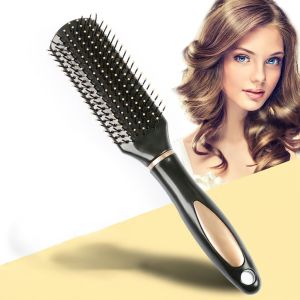 Lược tròn bán nguyệt hỗ trợ sấy tạo kiểu tạo phồng tóc chống tĩnh điện chuẩn salon