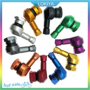 LOKIYA 1PCS Motorcycle Rim Tire Wheels Spare Parts Valve Elbow 90 Degree Angle Motorbike Wheel Tire Tubeless Valve Stems Rim Wheel Part