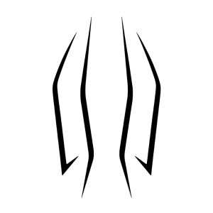 สติกเกอร์รถจักรยานยนต์ KAWASAKIรถดัดแปลงสติกเกอร์กันน้ำ H2นินจา400 H2SX สติกเกอร์หัว