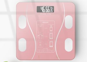 (Dalam stok dikirim dari Jakarta)Timbangan Badan Digital With USB Charging Anti Pecah With LCD