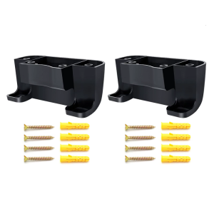 Hose Hanger Garden Hose Storage Black Water Hose Holders for Outside Wall Mount Garden Hose Reel Hoses Stand with Screws