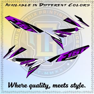 Suzuki Raider 150 FI (SATRIA 2020) Stock Decals Set