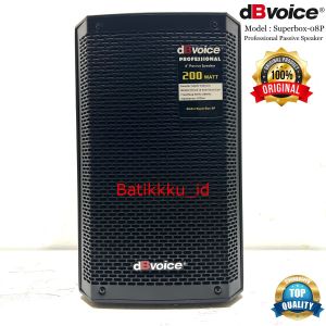 [ORIGINAL] Speaker Pasif dBvoice Supebox 08P Super box 08 p Superbox08P Original 8 Inch 200 Watt