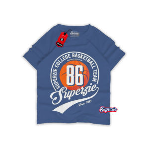 Baju Anak Distro Laki laki Gambar Basket Usia 1-8 Tahun