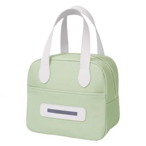 Lovely Lunch Box Portable Lunch Case Thermal Insulated Bag Reusable Lunch Bag Simple Coolers Bag for School