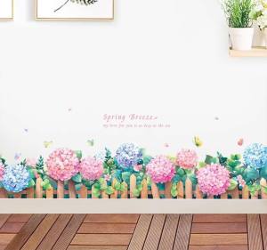 [HCM]DECAL DÁN CHÂN TƯỜNG TÚ CẦU SẮC MÀU
