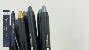 zephoco 2-in-1 Eyeliner Pen Smooth Quick-Dry Colorful Long-Lasting Easy-to-Use Dual-Head Eyeliner Pen for Beginners