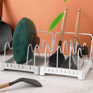 1pcs Kitchen Drainer Racks Chopping Cutting Board Holder Pan Lid Cover Stand Plate Bakeware Storage Shelf Towel Holder