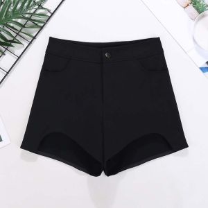 COD high-waisted Spice Girls casual pants womens spring Korean version of the new black shorts slim and thin pants 32302026 new products