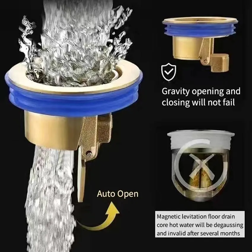 All-copper Floor Drain Core Floor Shower Drain Stopper Insectproof