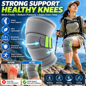 Meniscus Injury Protection Knee Brace Knee Pain Relief Adjustable Patella Knee Support No-Slip No-Binding Stabilisation Knee Protection Pad