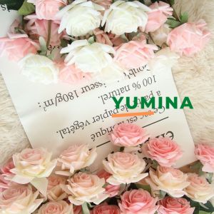 Combo 2 Cành Hoa Hồng Giả Cao Cấp Mềm Mướt Rực Rỡ Giống Y Như Hoa Thật Hoa Lụa Trang Trí Decor Phòng Tiệc Cưới Phụ kiện Chụp Ảnh