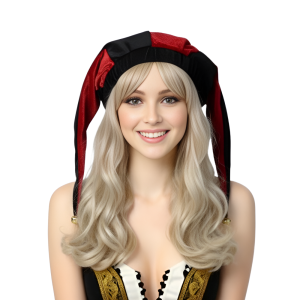 The Middle Ages Jester Cosplay Hat Medieval Clown Cape Bells Adult Joker Halloween Carnival Party Hat2026