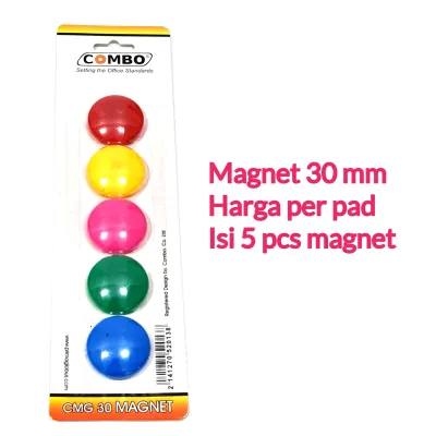 Magnet Papan Tulis BUL 30 mm Isi 5 Pcs