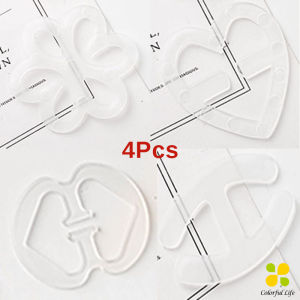 CLM คลิปหัวเข็มขัด ปรับได้ สำหรับซ่อนสายเสื้อชั้นใน รูปผีเสื้อ ดอกไม้ สําหรับชุดชั้นในสตรี Bra Strap Clips