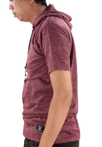 CBR Six ANC 002 003 - T-Shirt Kaos Bertudung Hoodie Lengan Pendek Pria Aneka Warna