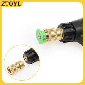 ZTOYL Bộ chuyển đổi đầu nối vòng đệm cao áp 1 4 đầu nối nhanh M14 x 1.5 ren cái