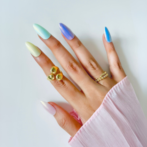 SOEZI Womens Besharam Rang Reusable SOEZI Press On Nails | Artificial False Nail Extension
