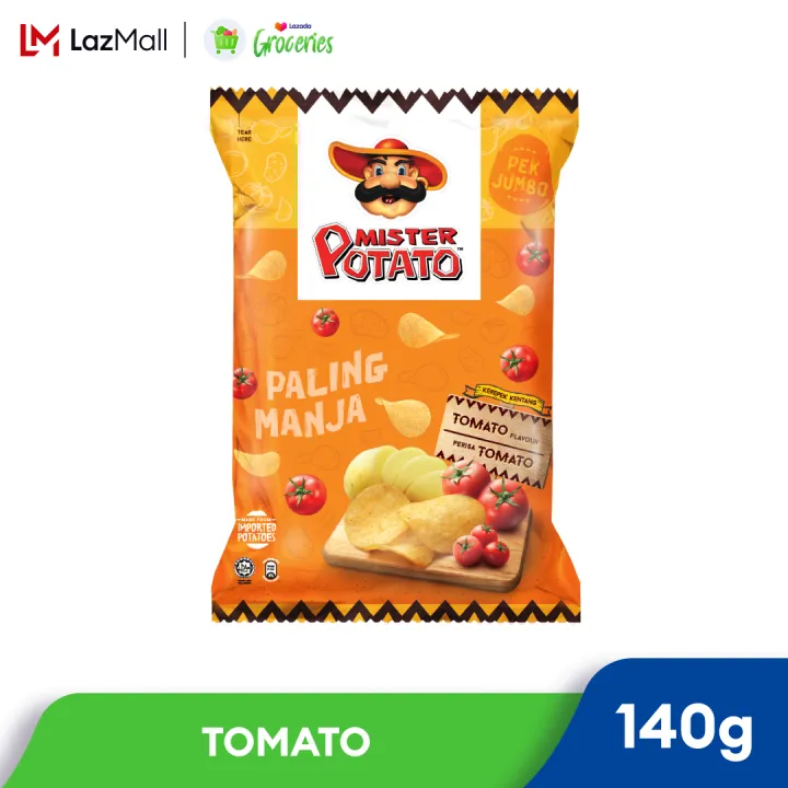 Mister Potato Chips - Tomato (Pek Jumbo) 140g [1449]