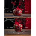 SpicyIcons Japanese Style Red Teapot Set Bowl Set Wedding House Warming Gift Set 石榴花多子多福日式和风结婚庆礼茶具对碗盖碗. 