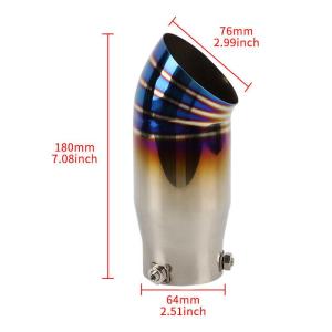 HKS Muffler Tip Curve 2.5 Inch / 3 Inch Outlet Inlet HKS Universal