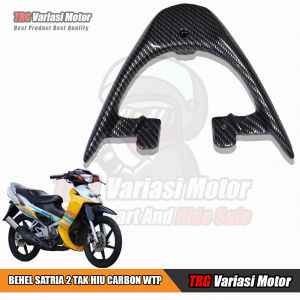 Behel Satria Hiu Behel Satria 2 Tak Carbon Hidgrograpic WTP TRG Bahan Alumunium High Quality