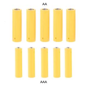 5Pc LR06 AA LR03 AAA Size Dummy Fake Setup for Shell Placeholder Cylinder Conductor Dummy Cells for Lithium Batt