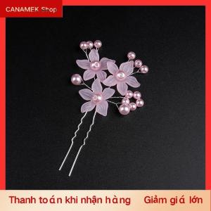 CS Ngọc Trai Hoa vương miện Frosted tóc trang trí cô dâu cưới handmade trang sức ngọc trai kẹp tóc