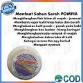 Sabun Sereh Pompia Original Bulat Sabun Sere Penghilang Bau badan jerawat flek dan bintik hitam gatal gatal. 