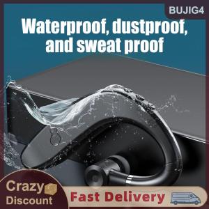 【E-WOITD】 หูฟังบลูทูธไร้สายแบบตะขอเกี่ยว5.0หูฟังแบบเดี่ยวสำหรับธุรกิจกีฬาหูฟังแฮนด์ฟรีพร้อมไมโครโฟนสำหรับโทรศัพท์มือถือสมาร์ทโฟน