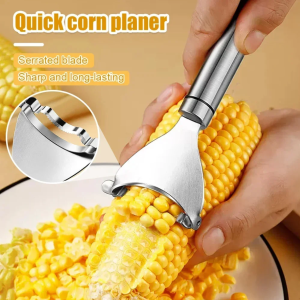 Stainless Steel Corn Peeler Corn Thresher Artifact New Household Corn Kernel Peeler Kitchen Fruit Vegetable Tools
