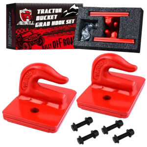 Off road vehicle trailer hook grab hook 3/8 welded hook a pair of mechanical universal modification