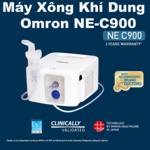 Máy Xông Khí Dung Xông Mũi Họng Omron NE-C900 Nhật Bản Bảo Hành 2 Năm