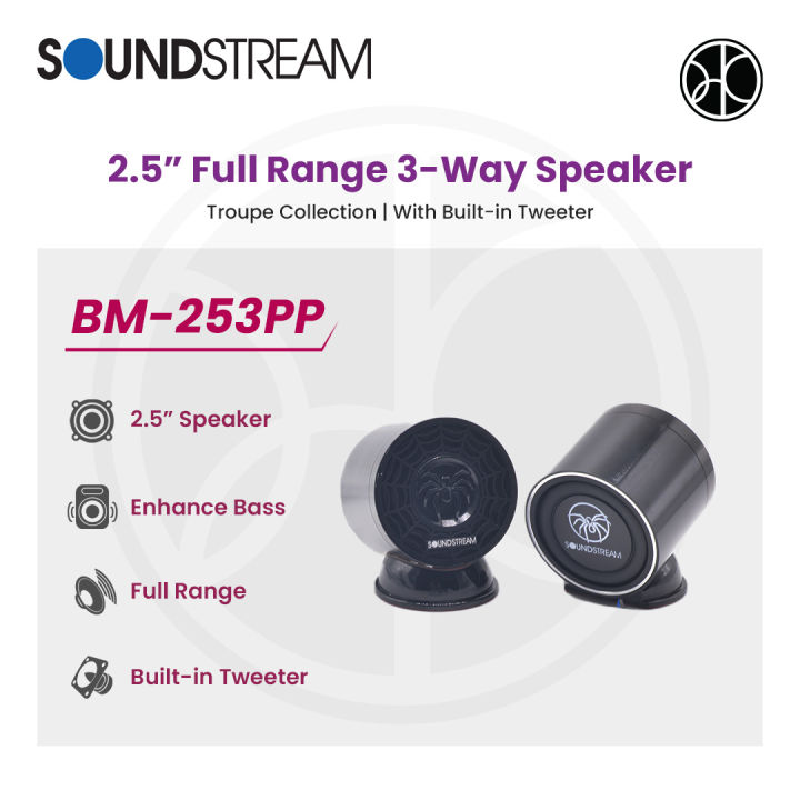 Soundstream BM-253PP Troupe Collection Full Range 3-Way