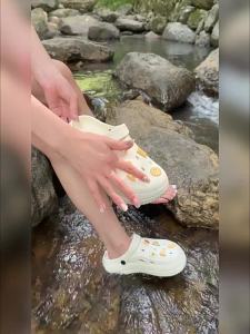 [Free Shipping] WomenS Clog Sandals For Outdoor Wear Non-Slip CoupleS Sandals Soft Sole Breathable Durable Beach Shoes Eva Slippers For Women