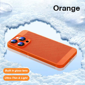 Sanptoch Slim Cooling Phone Case For iPhone 14 13 12 Pro Max Thin Shockproof Cover For iPhone 11 Pro Max PC Heat Dissipation Protective Casing