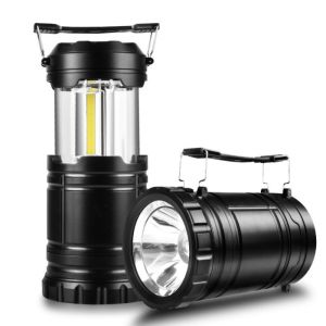 WFYW Powerful LED Tent Lamp Solar Powered Waterproof Emergency Light Portable USB Rechargeable Portable Lantern Camping