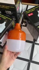 [ COMBO 3 BÓNG ] Bóng Đèn LED Tích Điện Công Suất 200W Chống Nước Có Móc Treo Tiện Lợi - PTLUXURY