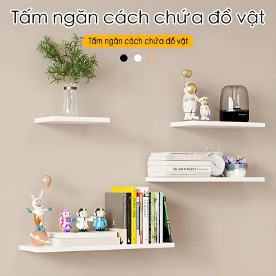 Những chiếc kệ treo tường này có thiết kế đơn giản và trang nhã được làm từ gỗ chất lượng cao và bền chắc. Việc lắp đặt rất đơn giản chỉ cần khoan lỗ trên tường.