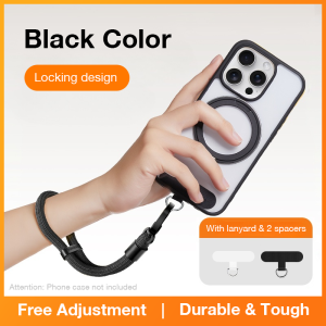 Sanptoch Nylon Phone Lanyard Wrist Strap Anti-loss Multifunctional Short Lanyard For Mobile Phone Universal Adjustable Buckles Anti Theft Phone Strap