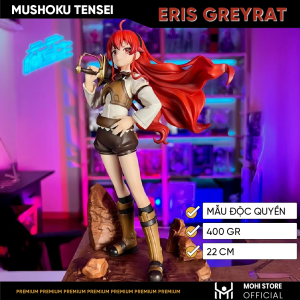 Mô Hình Eris Boreas Greyrat 22cm vác kiếm. Mô hình Mushoku Tensei. Nobox