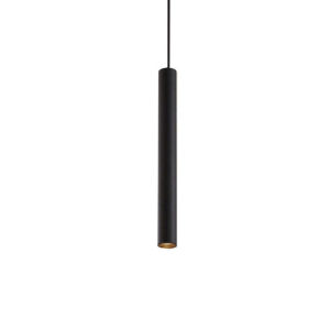 Seville Nordic Pendant Lights Long Tube Aluminum Black Hanging Kitchen Light Length Adjustable Home Hotel Hall Lighting Lamp