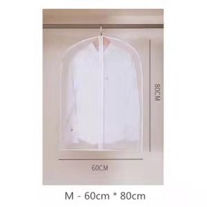 Cloth Dust Cover🔥Ready Stock🔥Transparent Wardrobe Suit Shirt Dress Dustproof Waterproof Storage Plastik Baju 衣物防尘罩