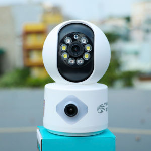 CAMERA WIFI YOOSEE NGOÀI TRỜI 2 MẮT KÉP 18 LED BẢO HÀNH 1 NẮM