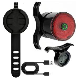 Waterproofs Bicycles Back Light Cycling Safety Brake Taillight Brake Sensing Bike Rear Light Intelligent Bike Tail Light