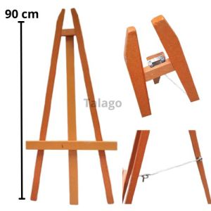 Standing Tripod Kayu 90 cm / Kaki Penyangga Papan Tulis Kapur