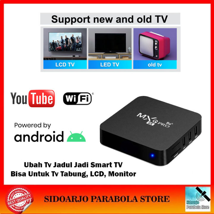 Smart TV Box RAM 2GB ROM 16GB 4K MXQ Pro Android Set Top Box Quad