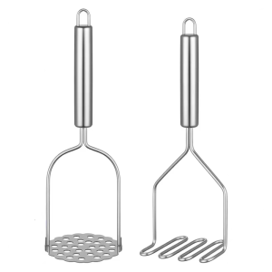 Stainless Steel Potato Masher With Ergonomic Handle For Smooth Mashing For Home Cooks And Cooking Enthusiasts